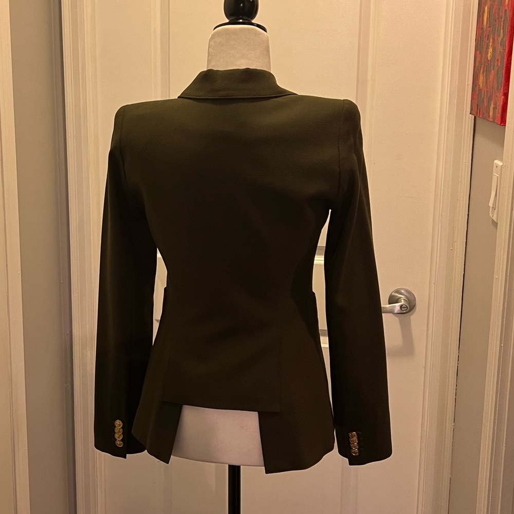 Smythe Olive Green Tailored Blazer - Picture 4 of 6
